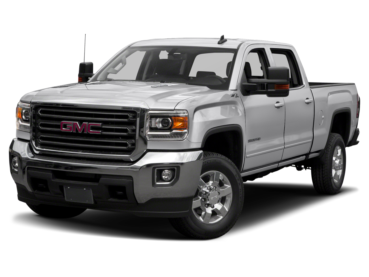 2019 GMC Sierra 3500 HD BASE in Summit White — front three-quarter view